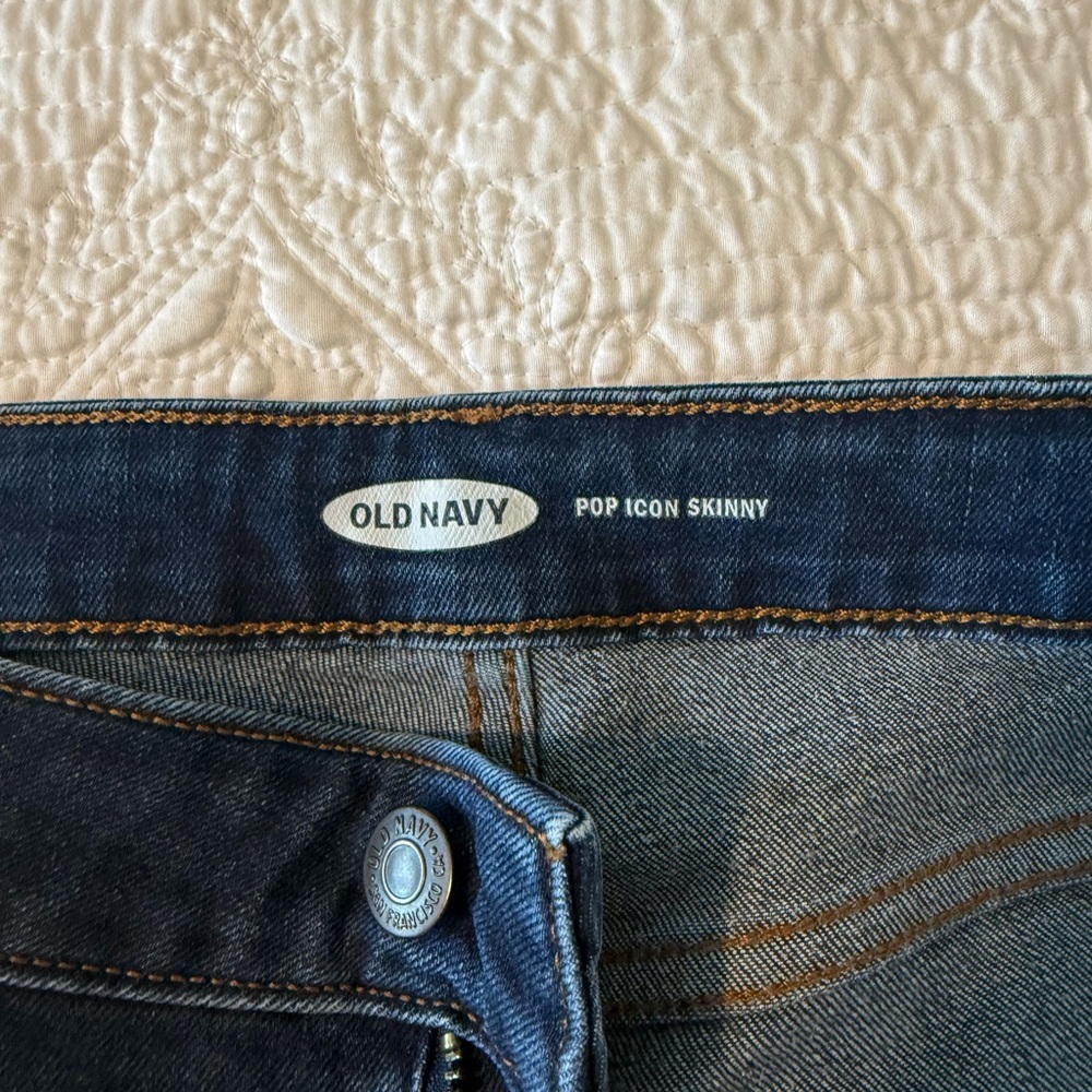 Pop Icon Old Navy Dark Blue Denim Jeans